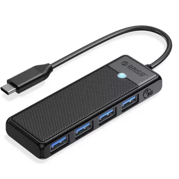 ORICO USB-C Hub 4-Port USB-A 3.0 5Gbps μαύρο