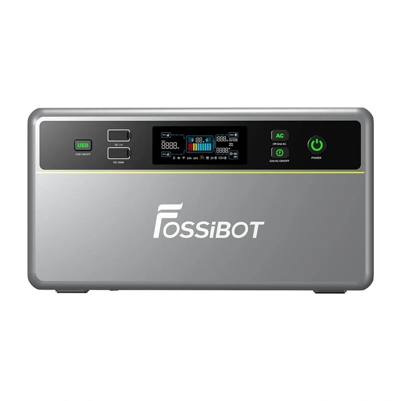 FOSSIBOT FBP1200 1200W Φορητός σταθμός ενέργειας (πράσινο)