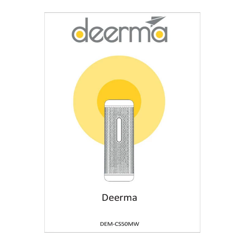 Deerma DEM-CS50MW Αφυγραντήρας με ξηραντικό 150ml κύκλος λευκό