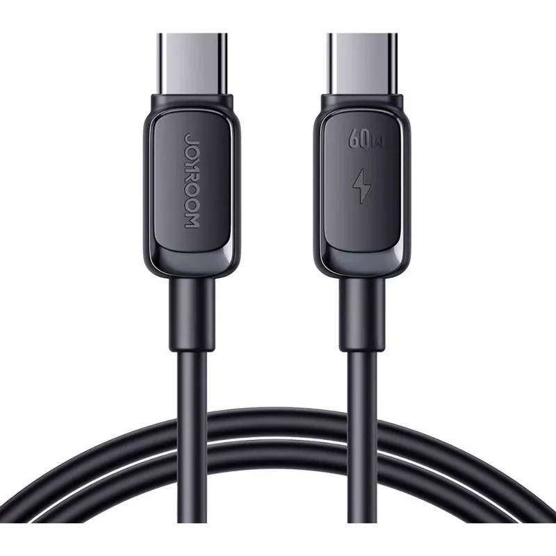 Joyroom USB-C σε USB-C Καλώδιο γρήγορης φόρτισης S-CC100A141B 120cm 60W 5A μαύρο