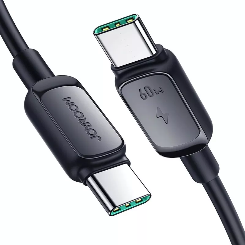 Joyroom USB-C σε USB-C Καλώδιο γρήγορης φόρτισης S-CC100A141B 120cm 60W 5A μαύρο