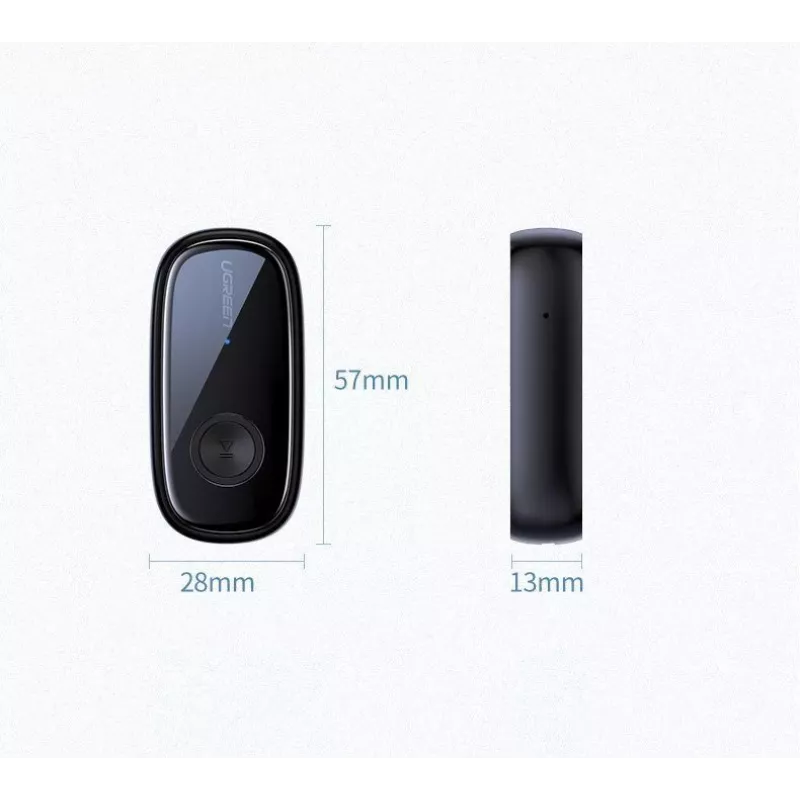 UGREEN Bluetooth 5.0 Δέκτης ήχου AUX aptX, aptX LL Mini Headphone Jack μαύρο (70304)