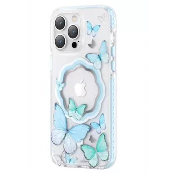 Kingxbar Apple iPhone 14 Pro Max MagSafe Butterfly Series Μαγνητική θήκη μπλε