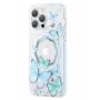 Kingxbar Apple iPhone 14 Pro Max MagSafe Butterfly Series Μαγνητική θήκη μπλε