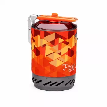 Fire-Maple FMS-X2 Καμινέτο κάμπινγκ με πορτοκαλί κατσαρόλα