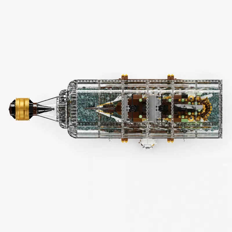 MOULD KING 10067 Flying Dutchman Ship-in-a-Bottle Σετ κατασκευής (2499 τεμ.)