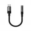 Acefast USB-C σε 3,5 mm J12 Προσαρμογέας ήχου μαύρος