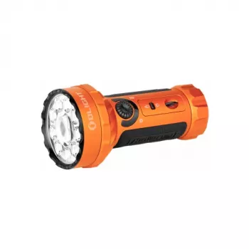 OLight Marauder Mini πορτοκαλί LED φακός μεγάλης εμβέλειας με μπαταρία 7000 lm