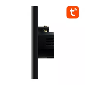 AVATTO TS02-EU-B2 έξυπνος διακόπτης φωτισμού WiFi 2 απλός μαύρος