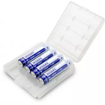 XTAR AAA 1,5 V 750 mAh επαναφορτιζόμενη μπαταρία Li-Ion (συσκευασία 4 τεμ.) με προστασία