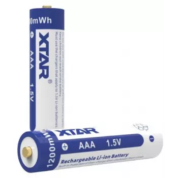 XTAR AAA 1,5 V 750 mAh επαναφορτιζόμενη μπαταρία Li-Ion (συσκευασία 4 τεμ.) με προστασία