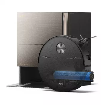 Mova Z70 Ultra Roller Complete ρομπότ σκούπας και σφουγγαρίσματος με σταθμό καθαρισμού, μαύρο