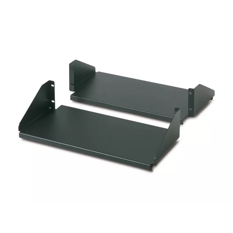 APC Fixed Shelf - 250 lbs (113 kg) - 19 ίντσες 1U - Μαύρο
