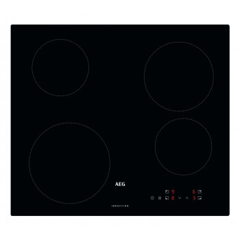 AEG IB6420ACB Επαγωγική Εστία, 4 Ζώνες, Touch-Slider, 7000 W, Μαύρο