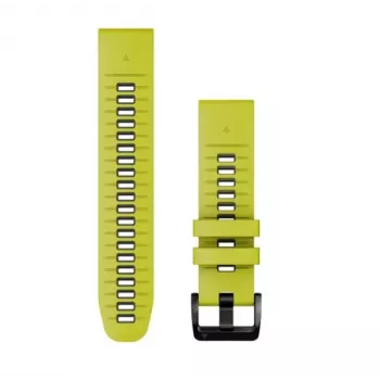 Garmin QuickFit 22 mm Σιλικονούχο Λουράκι Ρολογιού, Lime/Graphite (010-13280-03)