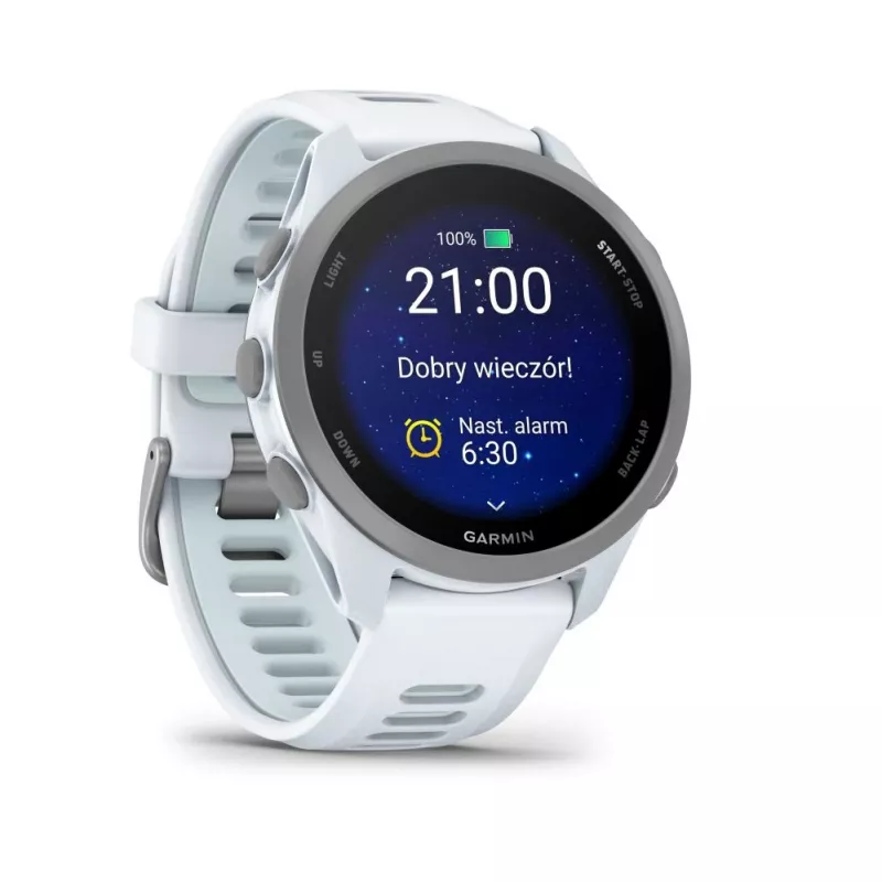 Garmin Forerunner 170 Whitestone με Λουράκι Whitestone/Cloud Blue