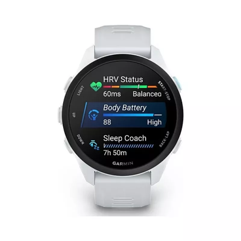 Garmin Forerunner 170 Whitestone με Λουράκι Whitestone/Cloud Blue
