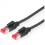 Draka Comteq S/FTP Καλώδιο Patch Cat6 10m - 15m - RJ-45 - RJ-45 - Μαύρο