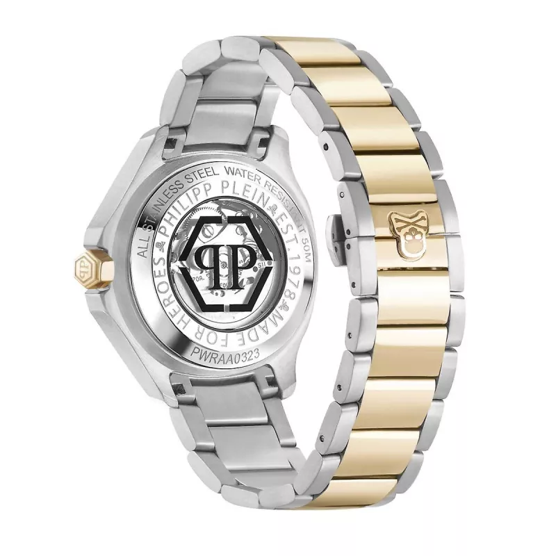 Philipp Plein The $keleton Ανδρικό Αυτόματο Ρολόι PWRAA0323 42mm Μαύρο Σιλικόνης