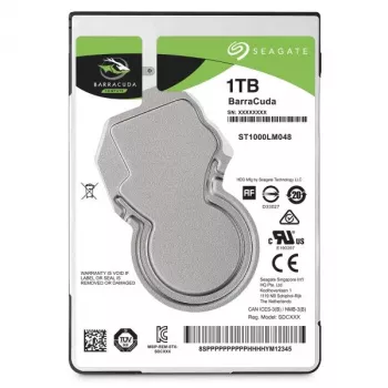 Seagate BarraCuda 1 TB Εσωτερικός Σκληρός Δίσκος 2,5 inch SATA III 5400 RPM 128 MB Cache (ST1000LM048)