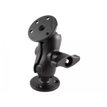 RAM MOUNTS Κοντός Διπλός Βραχίονας με 2x D-Größe 2,25 inch Στρογγυλές Πλάκες Βάσης 3,68 inch