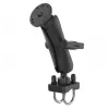 RAM MOUNTS C Size Medium Double Socket Arm, Μαύρο, 5,69 inch Συνολικό Μήκος