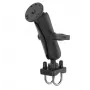 RAM MOUNTS C Size Medium Double Socket Arm, Μαύρο, 5,69 inch Συνολικό Μήκος