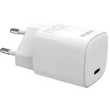 CELLY TC1USBC20WEVOWH τροφοδοτικό USB-C 20W λευκό