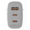CELLY UP TC 1 USB 2 USB-C 65W WH GaN επιτοίχιος φορτιστής λευκό