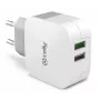 CELLY Φορτιστής Ταξιδίου Turbo 2USB 3.4A
