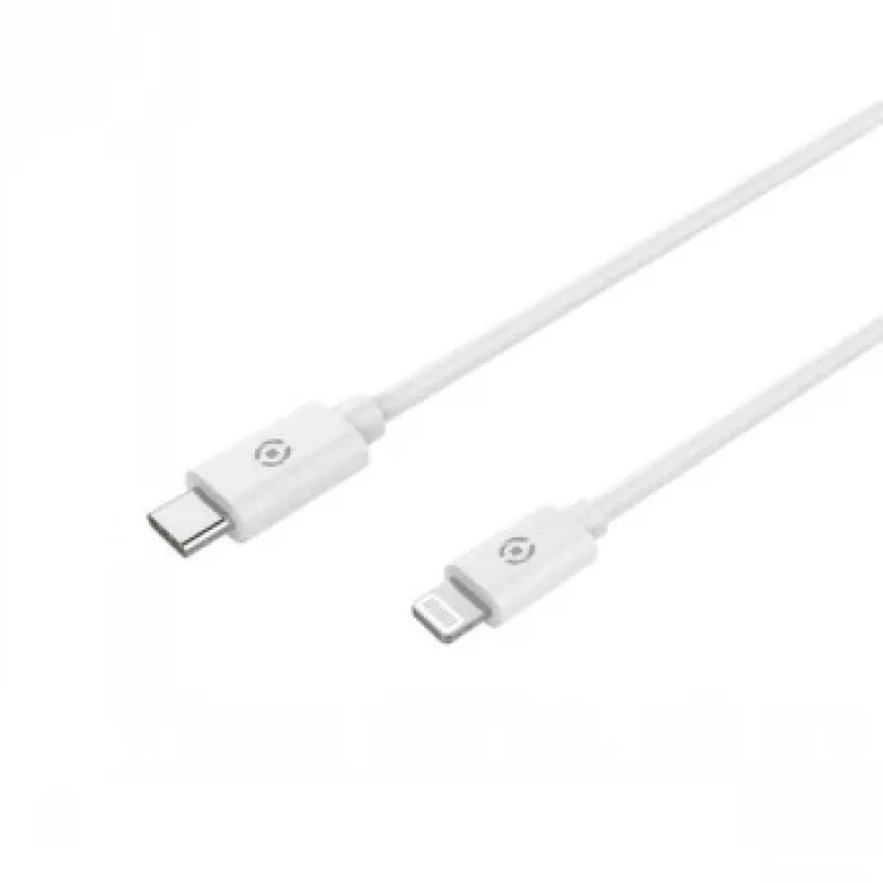 CELLY καλώδιο Lightning σε USB-C 60W - 1,2m λευκό MFi πιστοποιημένο