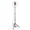 CELLY Ring Professional τρίποδο με φως - 160 cm, LED ring light 10 ιντσών, τροφοδοσία USB, μαύρο