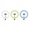 CELLY Ring Professional τρίποδο με φως - 160 cm, LED ring light 10 ιντσών, τροφοδοσία USB, μαύρο