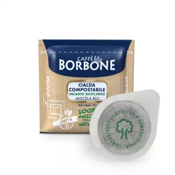 Caffè Borbone Miscela Blu 44mm ESE Λαβές καφέ 100 τεμ. (7,2 g η καθεμία)