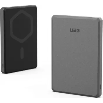 Urban Armor Gear UAG Ultra Slim Rugged Powerbank Μαγνητικός Ασύρματος Φορτιστής 5000 mAh 20W μαύρο