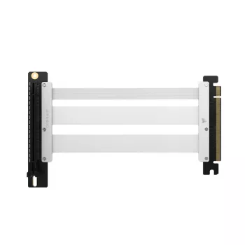 Corsair Premium PCIe 5.0 Καλώδιο Riser, 175 mm, x16 Interface - Λευκό