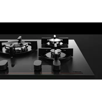 TEKA GBC 75-G1 Εστία υγραερίου, 5 καυστήρες, Μαύρο, Εντοιχιζόμενη, Φυσικό αέριο/Υγραέριο