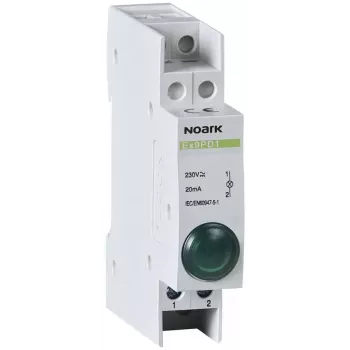 NOARK Ex9PD1g Πράσινη λυχνία LED 230V AC/DC 22mm Εντοιχισμένη IP65