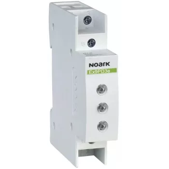 NOARK Ex9PD3e Λυχνία σήμανσης, 230/400V AC/DC, 3 x κόκκινα LED, Ράγα DIN