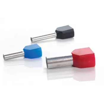 TRYTYT DUID-2x16,0-14NB Μονωμένος Διπλός Ακροδέκτης 2x16mm² Μπλε (50 τεμ.)