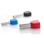 TRYTYT DUID-2x16,0-14NB Μονωμένος Διπλός Ακροδέκτης 2x16mm² Μπλε (50 τεμ.)