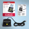 AXAGON CRE-SM4NC USB-C Επιτραπέζιος Αναγνώστης Smart Card - Μαύρο