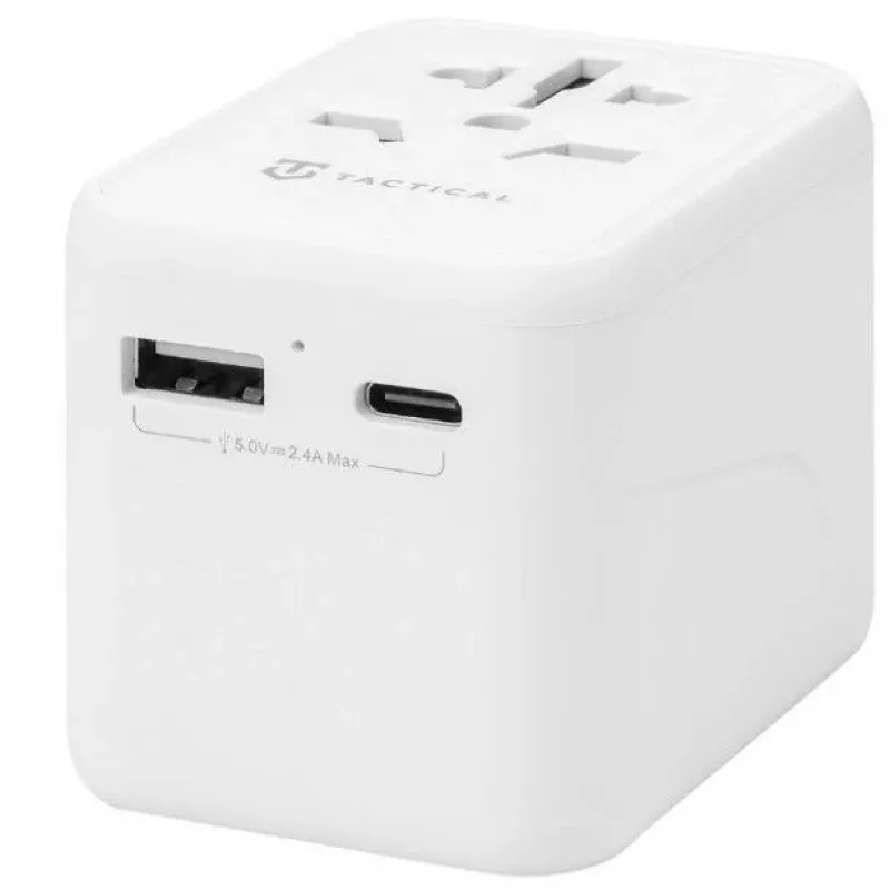 Tactical PTP Travel 12W Adapter Λευκό