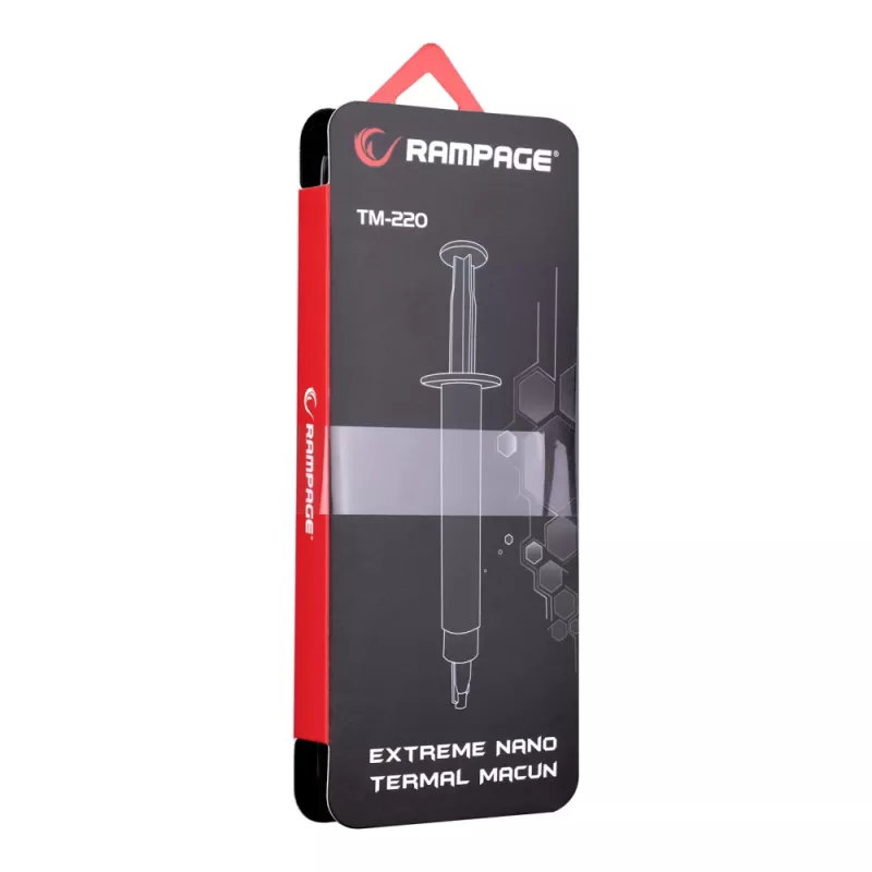 Rampage TM-220 Θερμοαγώγιμη Πάστα 2g για CPU 11W/m.K, Σπάτουλα + IPA