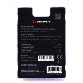 Rampage Termopad XTP-002 Θερμοαγώγιμο Pad 31×50×0,2mm PTM