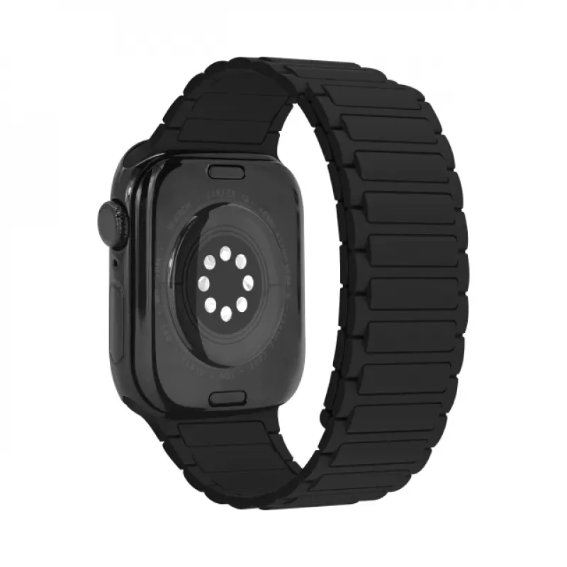 Mobilize Silicon Watch Band - Magnetic - για Apple 38/40/41mm - μαύρο