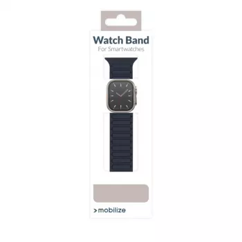 Mobilize Silicon Watch Band - Magnetic - για Apple 42/44/45/49mm - μπλε