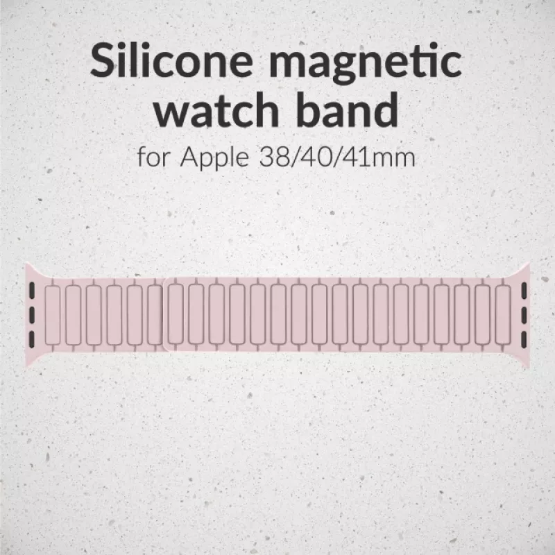 Mobilize Silicon Watch Band - Magnetic - για Apple 38/40/41mm - ροζ