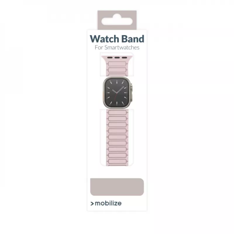 Mobilize Silicon Watch Band - Magnetic - για Apple 38/40/41mm - ροζ