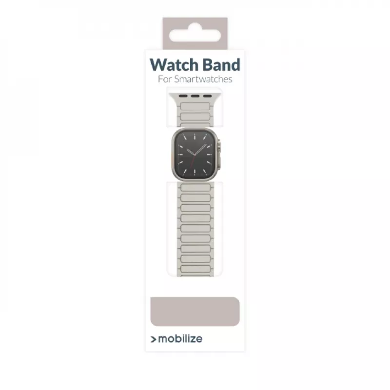 Mobilize λουράκι σιλικόνης - μαγνητικό - για Apple 38/40/41 mm - Starlight